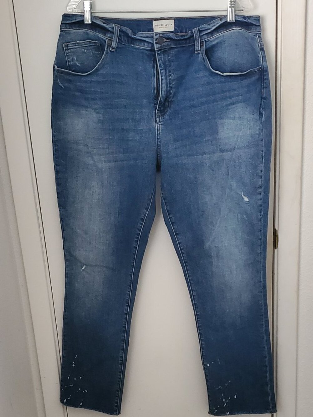 Oliver Logan Crosby Relaxed Taper Slow Denim Jeans Women's Size 34